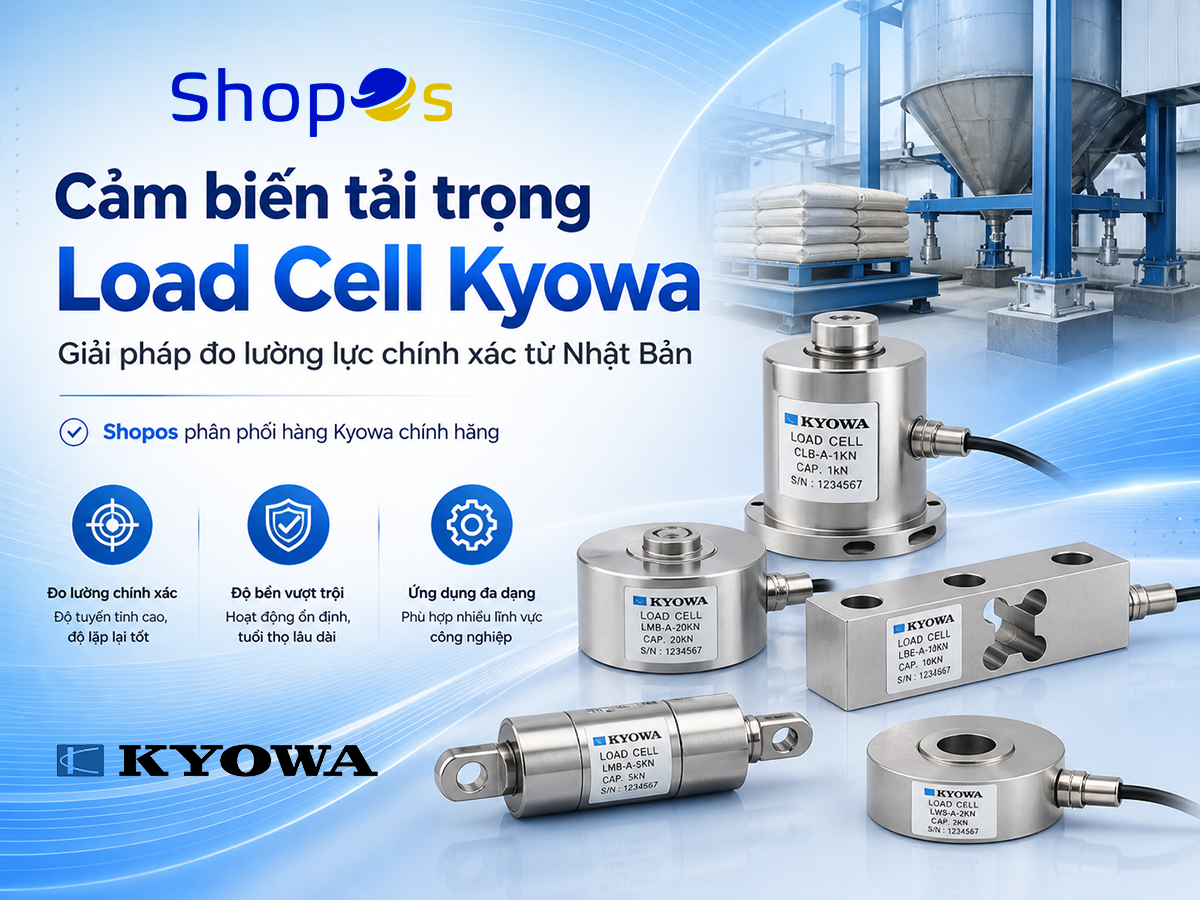 Cảm biến tải trọng Load Cell Kyowa: Giải pháp đo lường lực chính xác từ Nhật Bản